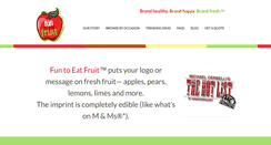 Desktop Screenshot of funtoeatfruit.com